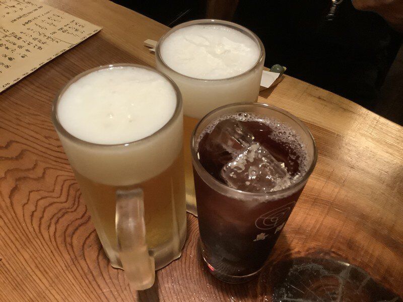 I went to Japanese pub with my friends.