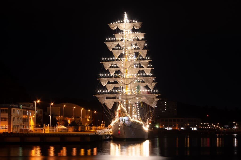 CUAUHTEMOC is Mexican navy sailling ship