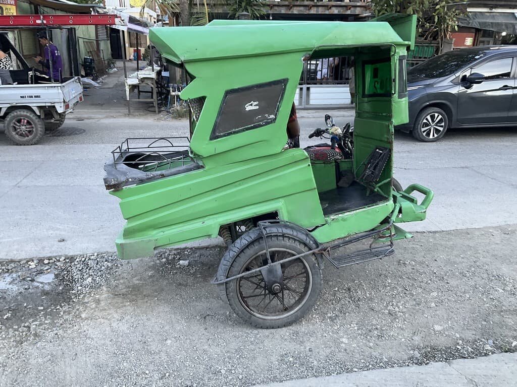 Exploring Cebu by Tricycle.